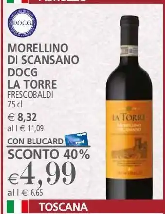 Morellino di scansano docg la torre