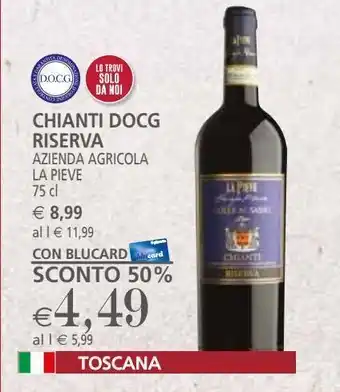 Chianti docg riserva
