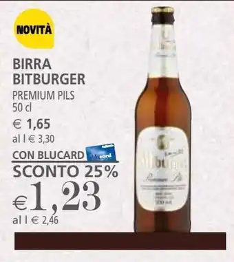 Il Gigante Birra bitburger offerta
