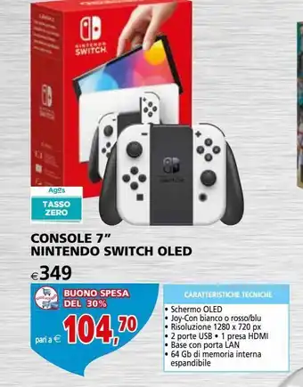 Console 7” nintendo switch oled