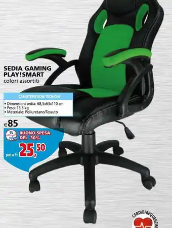 Sedia gaming play!smar