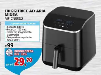 Friggitrice ad aria midea mf-cn55d2