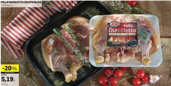 Coop Pollo diavoletto con spezie aia offerta