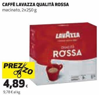 Coop Caffé lavazza qualitá rossa offerta