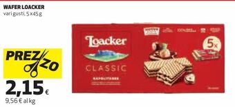Coop Wafer loacker offerta