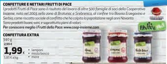 Coop Confetture e nettari frutti di pace offerta