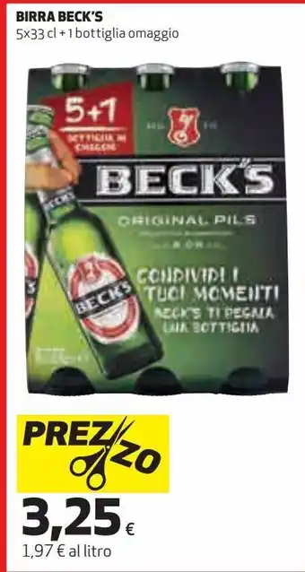 Coop Birra beck's offerta