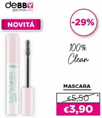 Acqua & Sapone 100% Clean Mascara offerta