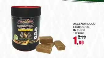 Happy Casa Accendifuoco Ecologico in Tubo 100 pezzi offerta