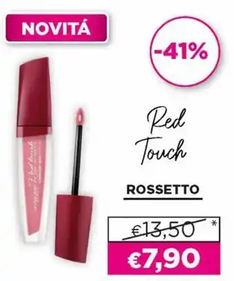 Acqua & Sapone Novita Red Touch Rossetto offerta