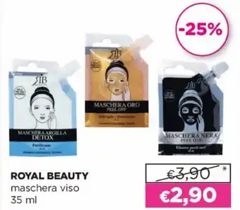Acqua & Sapone Royal Beauty maschera viso 35 ml offerta