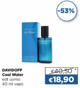 Acqua & Sapone Davidoff Cool Water edt uomo 40 ml vapo offerta