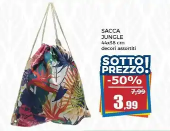 Happy Casa Sacca Jungle 44x38 cm offerta