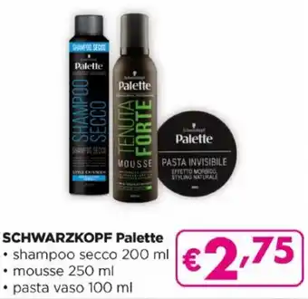 Acqua & Sapone Schwarzkopf Palette Shampoo secco 200 ml offerta