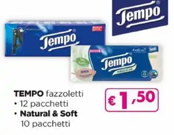 Acqua & Sapone Tempo Natural & Soft 10 pacchetti offerta
