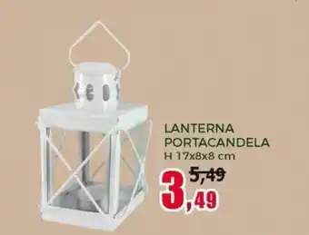 Lanterna Portacandela H 17x8x8 cm