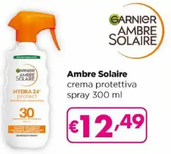 Acqua & Sapone Garnier Ambre Solaire crema protettiva spray 300 ml offerta