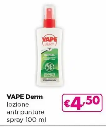 Acqua & Sapone Vape Derm Iozione anti punture spray 100 ml offerta