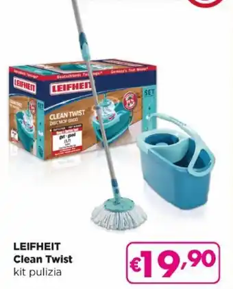 Acqua & Sapone Leifheit Clean Twist kit pulizia offerta