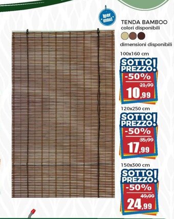 Happy Casa Tenda Bamboo 100x160 cm offerta