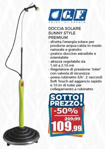 Doccia Solare Sunny Style Premium