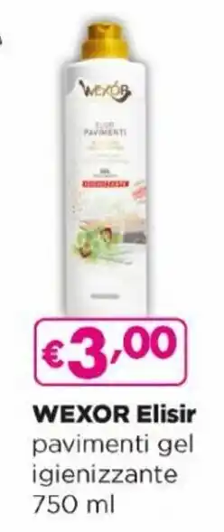 Acqua & Sapone Wexor Elisir pavimenti gel Igienizzante 750 ml offerta