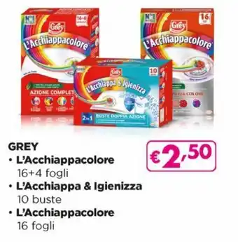 Acqua & Sapone Grey L'Acchiappacolore 16+4 fogli offerta