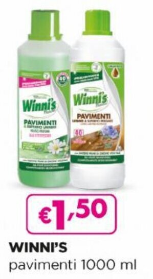 Acqua & Sapone Winni's pavimenti 1000 ml offerta