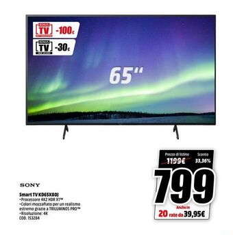 MediaWorld Smart tv offerta