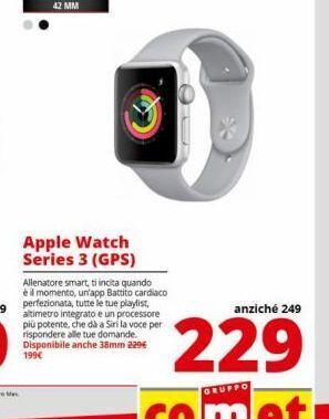 Apple watch offerta di Comet
