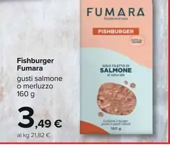 Carrefour Iper Fishburger salmone fumara 160 g offerta