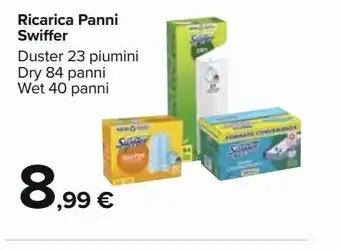 Carrefour Iper Ricarica panni swiffer duster, dry, wet offerta