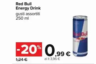 Carrefour Iper Energy drink red bull gusti assortiti 250 ml offerta