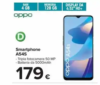 Carrefour Iper Smartphone oppo a54s offerta