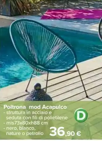 Poltrone mod acapulco
