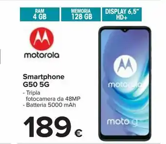 Smartphone motorola g50 5g