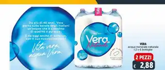 Deco Superstore Vera acqua minerale naturale l 2 x6bottiglie offerta