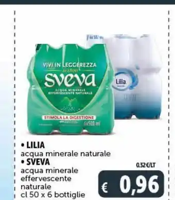 Deco Superstore Lilia acqua minerale naturale sveva acqua minerale offerta