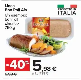 Carrefour Market Linea bon roll aia - es. bon roll classico 750 g offerta