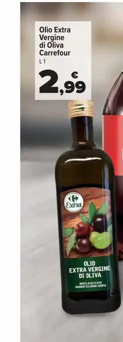 Carrefour Market Olio extra vergine di oliva carrefour l 1 offerta