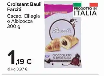 Carrefour Market Croissant bauli farciti cacao, ciliegia o albicocca 300 g offerta