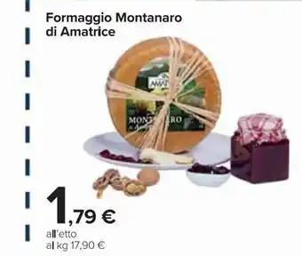 Carrefour Market Formaggio montanaro di amatrice l'etto offerta