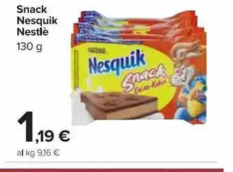 Carrefour Market Snacks nesquik nestlè 130g offerta