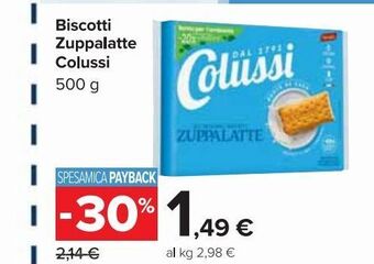 Carrefour Market Biscotti colussi offerta