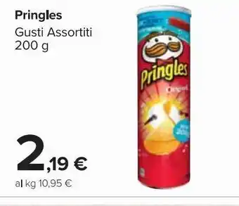 Carrefour Market Pringles gusti assortiti 200g offerta