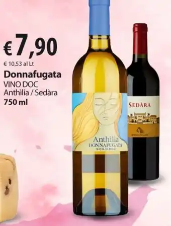 Extra Supermercati Donnafugata Vino DOC Anthìlia/Sedàra 750 ml offerta