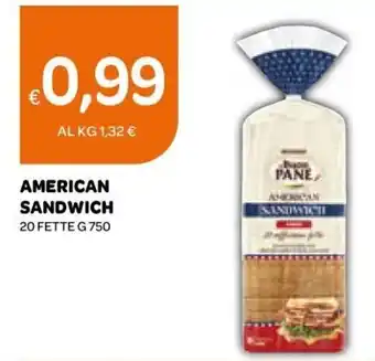 American Sandwich 20 Fette G 750