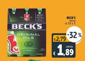 Deco Maxistore Birra beck's offerta