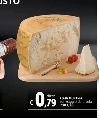 Gran moravia formaggio da tavola