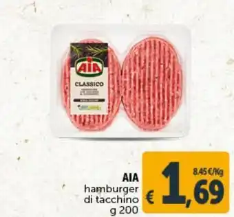 Hamburger di tacchino aia